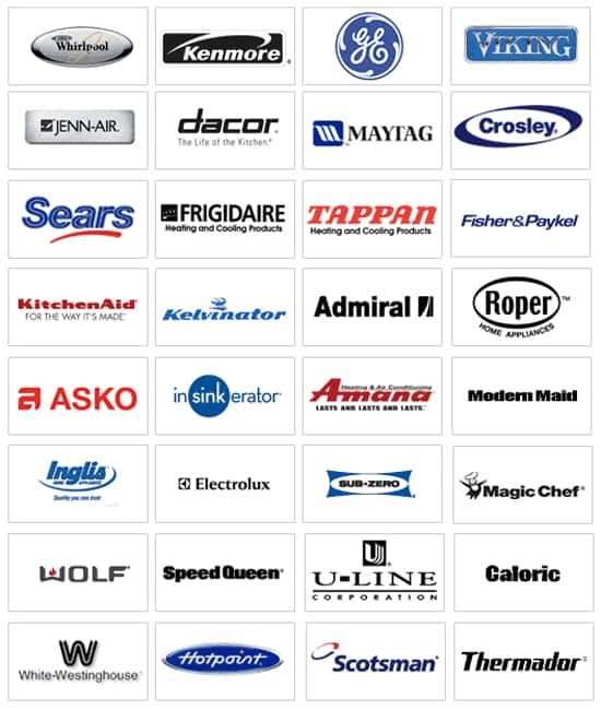 brands of appliances